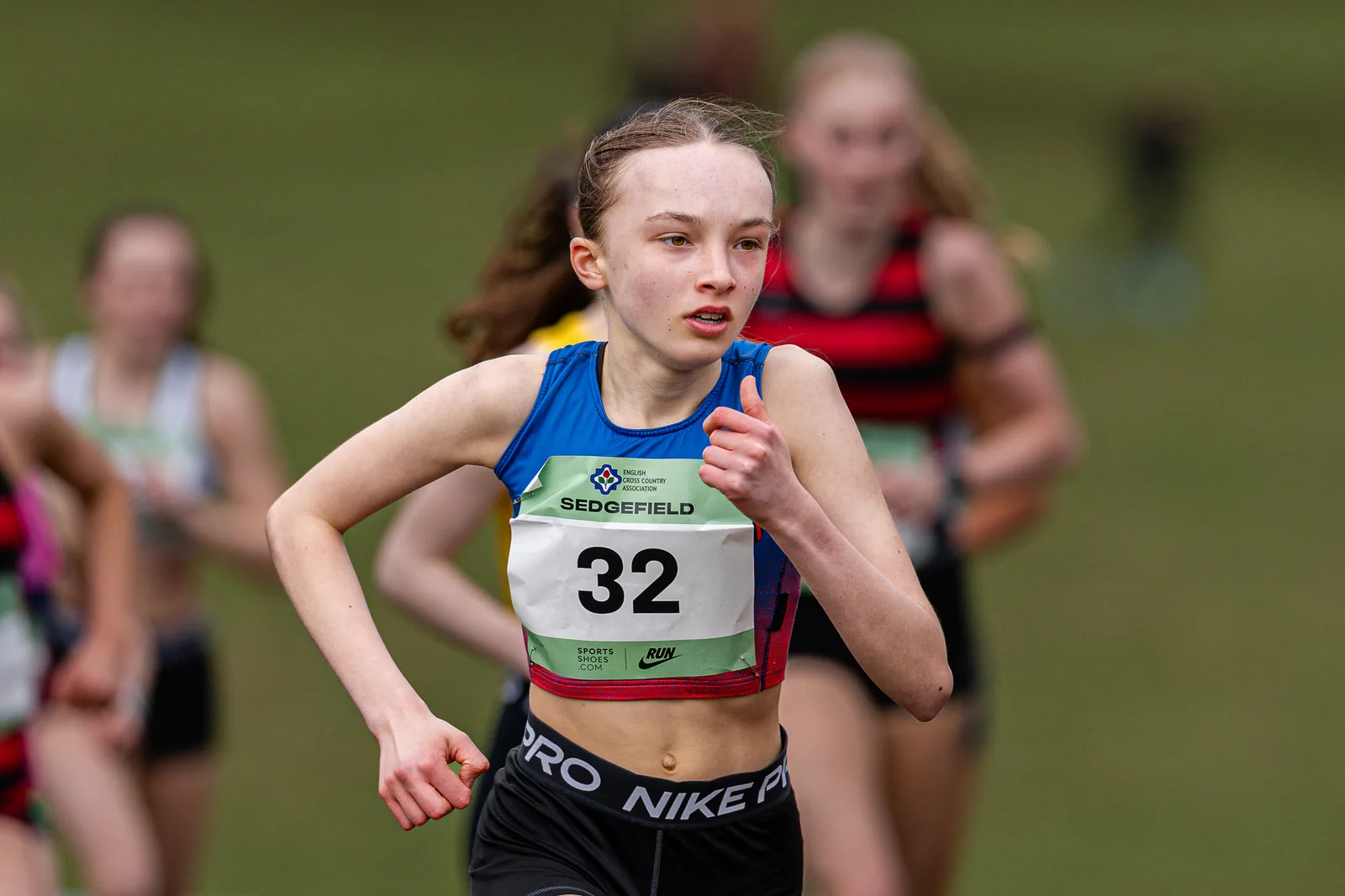 Brentwood Beagles athletes at the English Cross Country Association National Cross Country Championships, Sedgefield, 21 February 2026