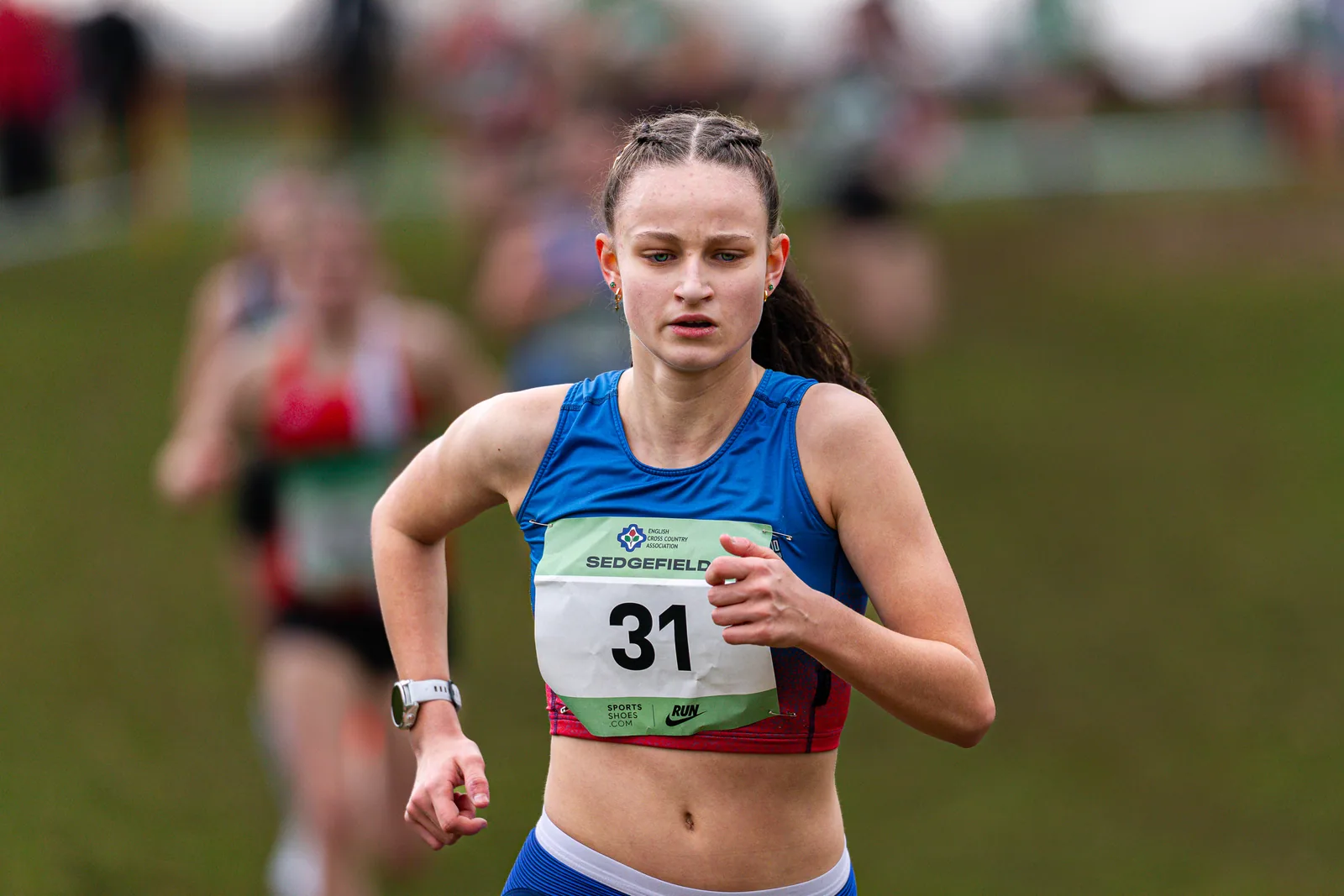 Brentwood Beagles athletes at the English Cross Country Association National Cross Country Championships, Sedgefield, 21 February 2026