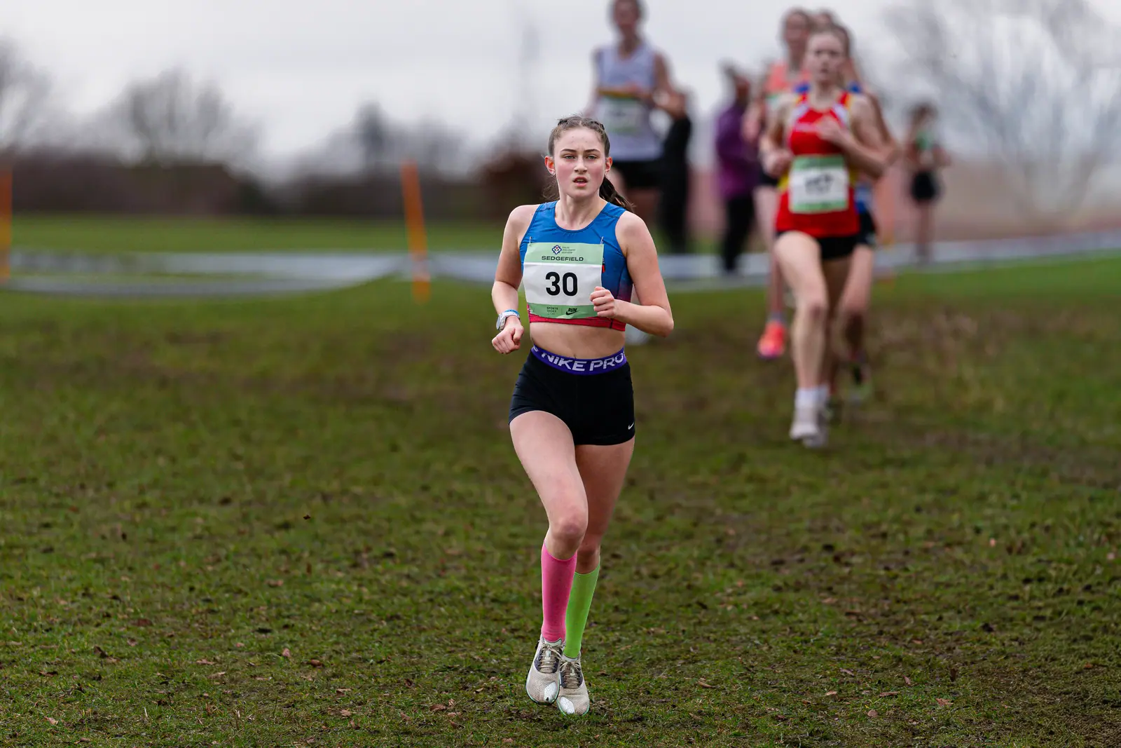 Brentwood Beagles athletes at the English Cross Country Association National Cross Country Championships, Sedgefield, 21 February 2026