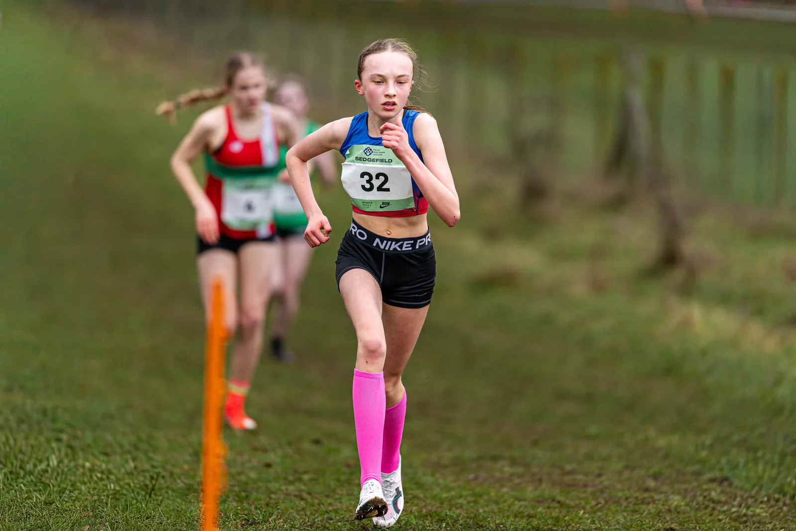 Brentwood Beagles athletes at the English Cross Country Association National Cross Country Championships, Sedgefield, 21 February 2026