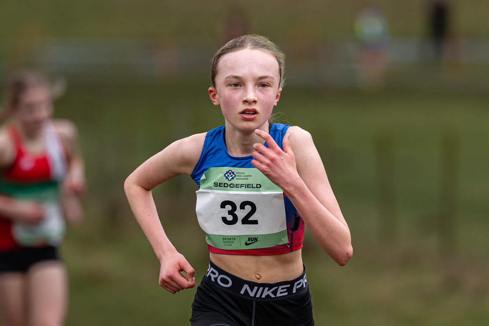 Brentwood Beagles athletes at the English Cross Country Association National Cross Country Championships, Sedgefield, 21 February 2026