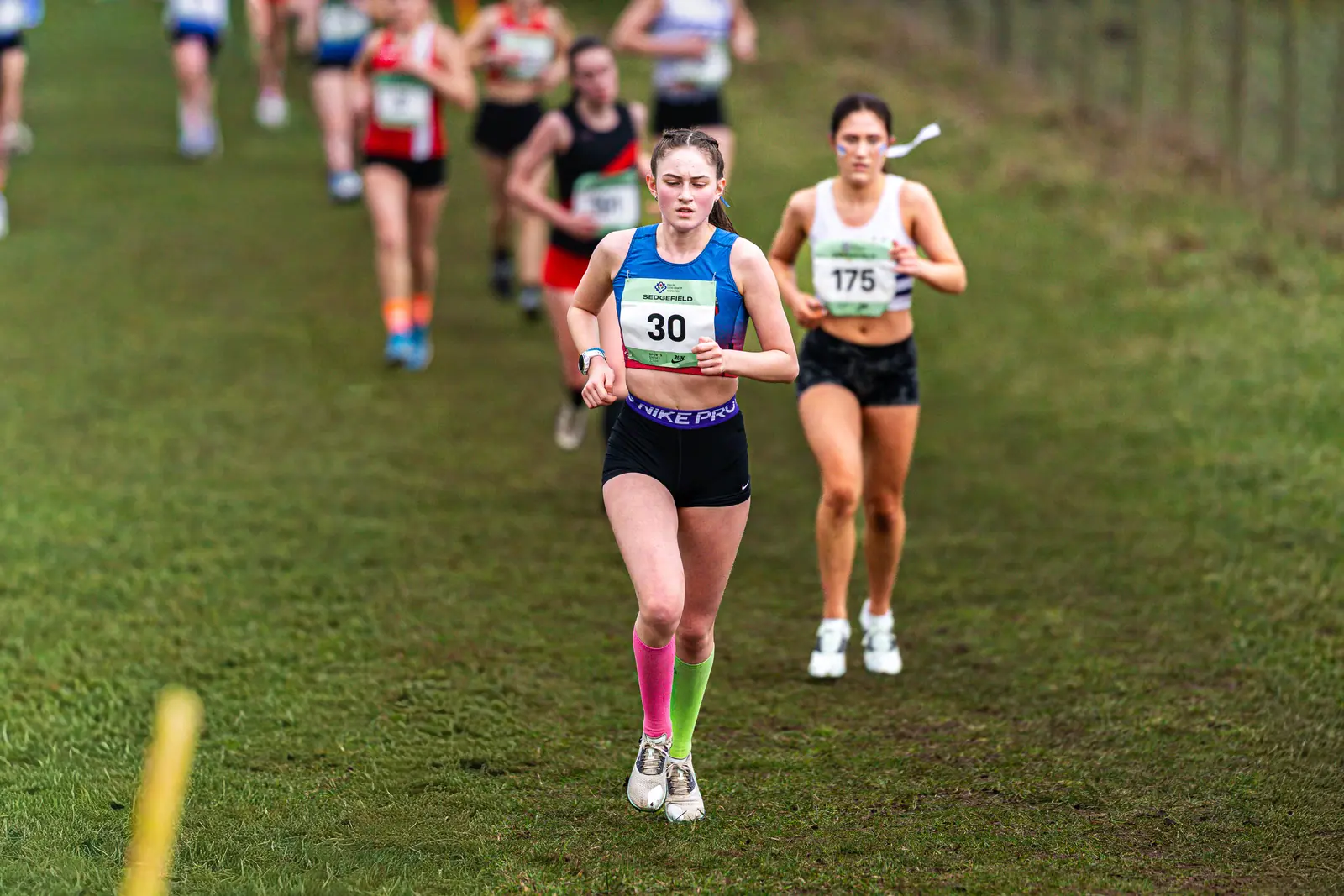 Brentwood Beagles athletes at the English Cross Country Association National Cross Country Championships, Sedgefield, 21 February 2026