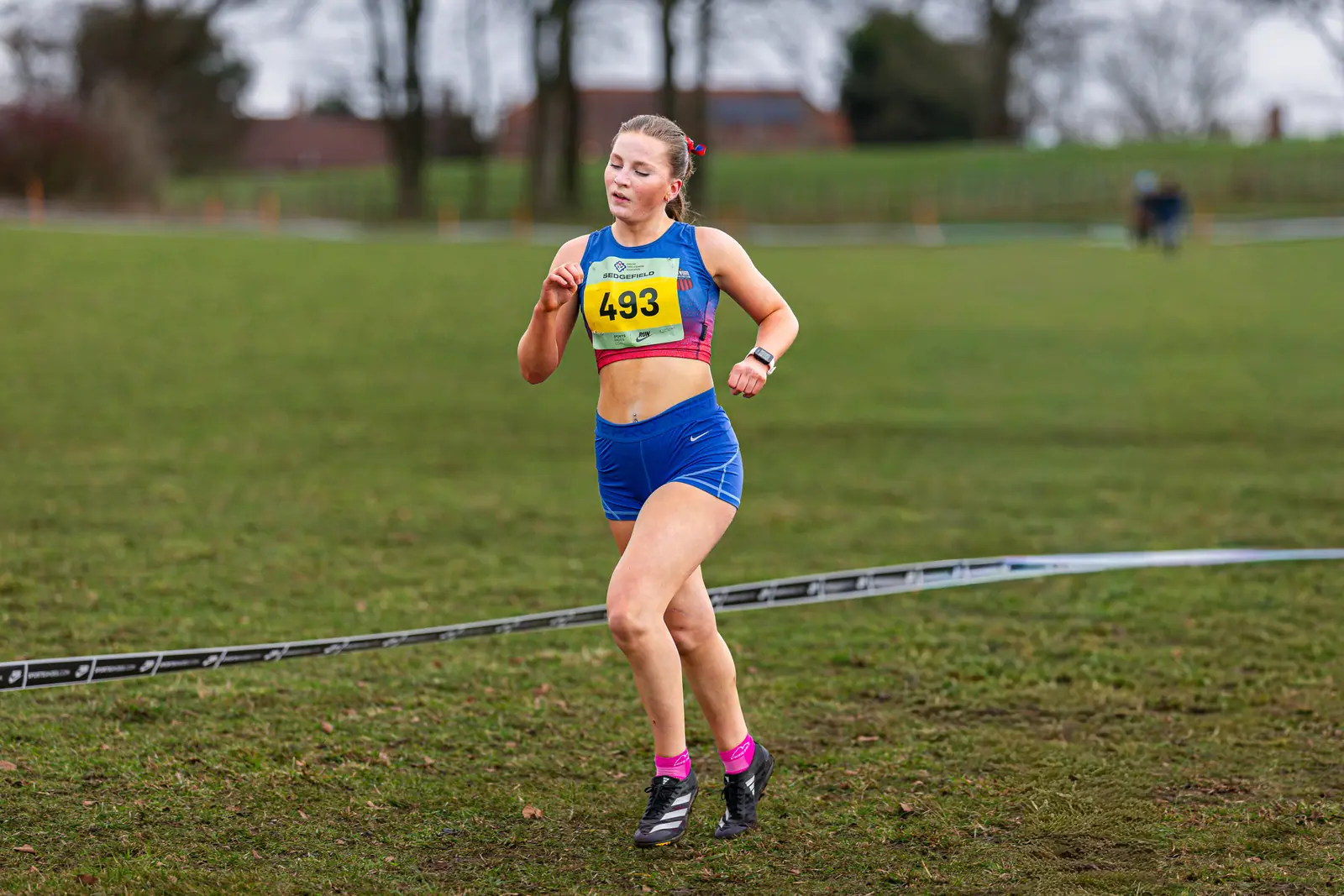 Brentwood Beagles athletes at the English Cross Country Association National Cross Country Championships, Sedgefield, 21 February 2026