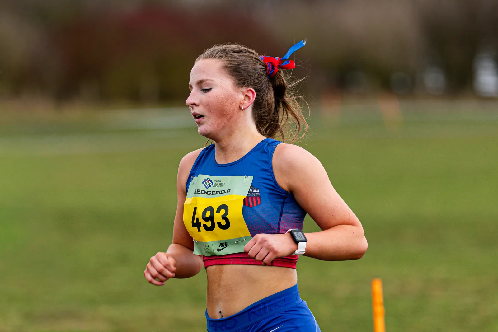 Brentwood Beagles athletes at the English Cross Country Association National Cross Country Championships, Sedgefield, 21 February 2026