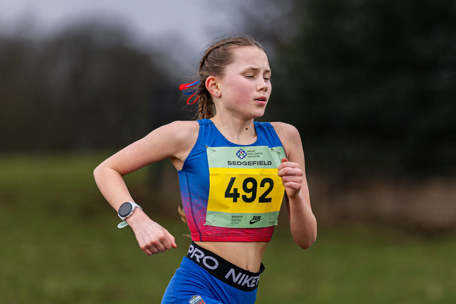 Brentwood Beagles athletes at the English Cross Country Association National Cross Country Championships, Sedgefield, 21 February 2026