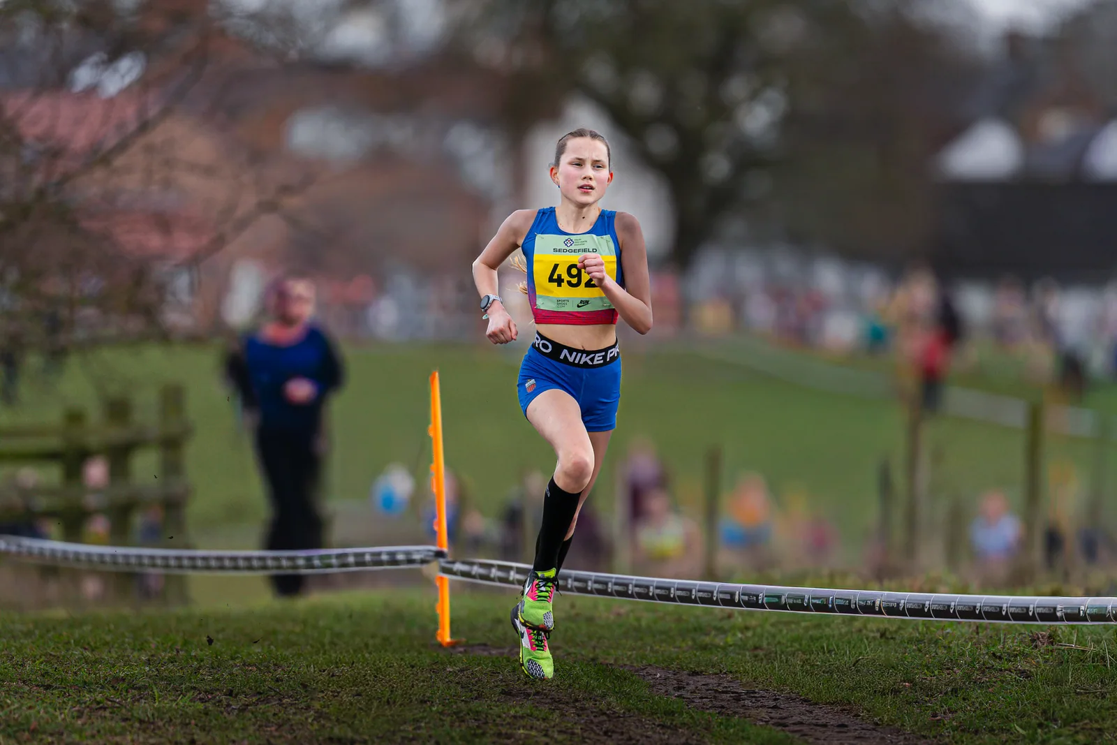 Brentwood Beagles athletes at the English Cross Country Association National Cross Country Championships, Sedgefield, 21 February 2026
