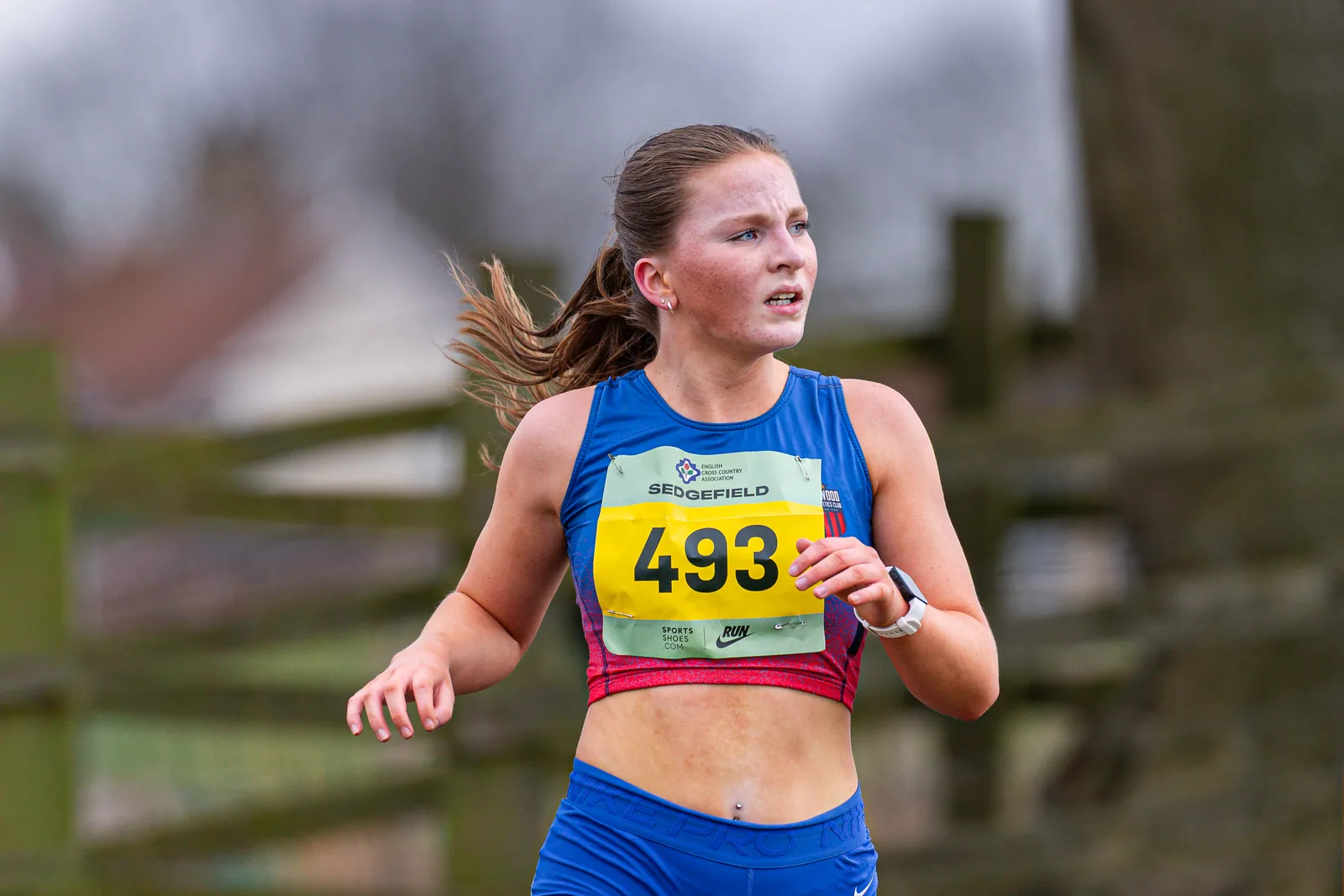 Brentwood Beagles athletes at the English Cross Country Association National Cross Country Championships, Sedgefield, 21 February 2026
