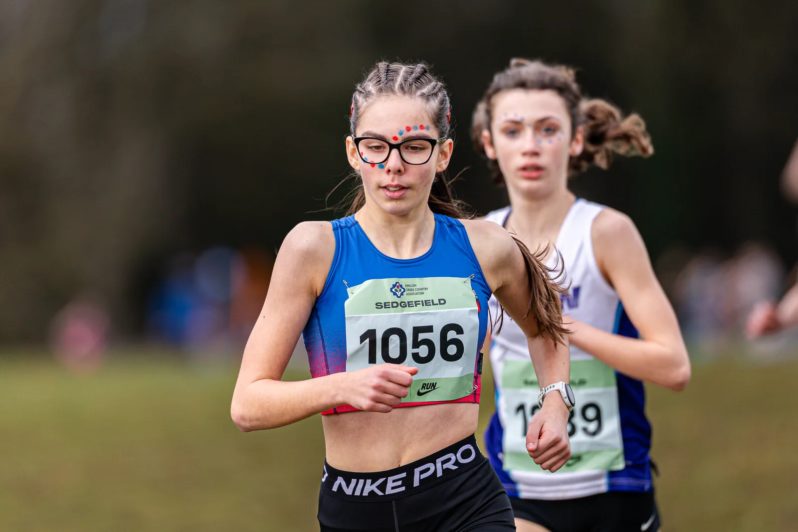 Brentwood Beagles athletes at the English Cross Country Association National Cross Country Championships, Sedgefield, 21 February 2026