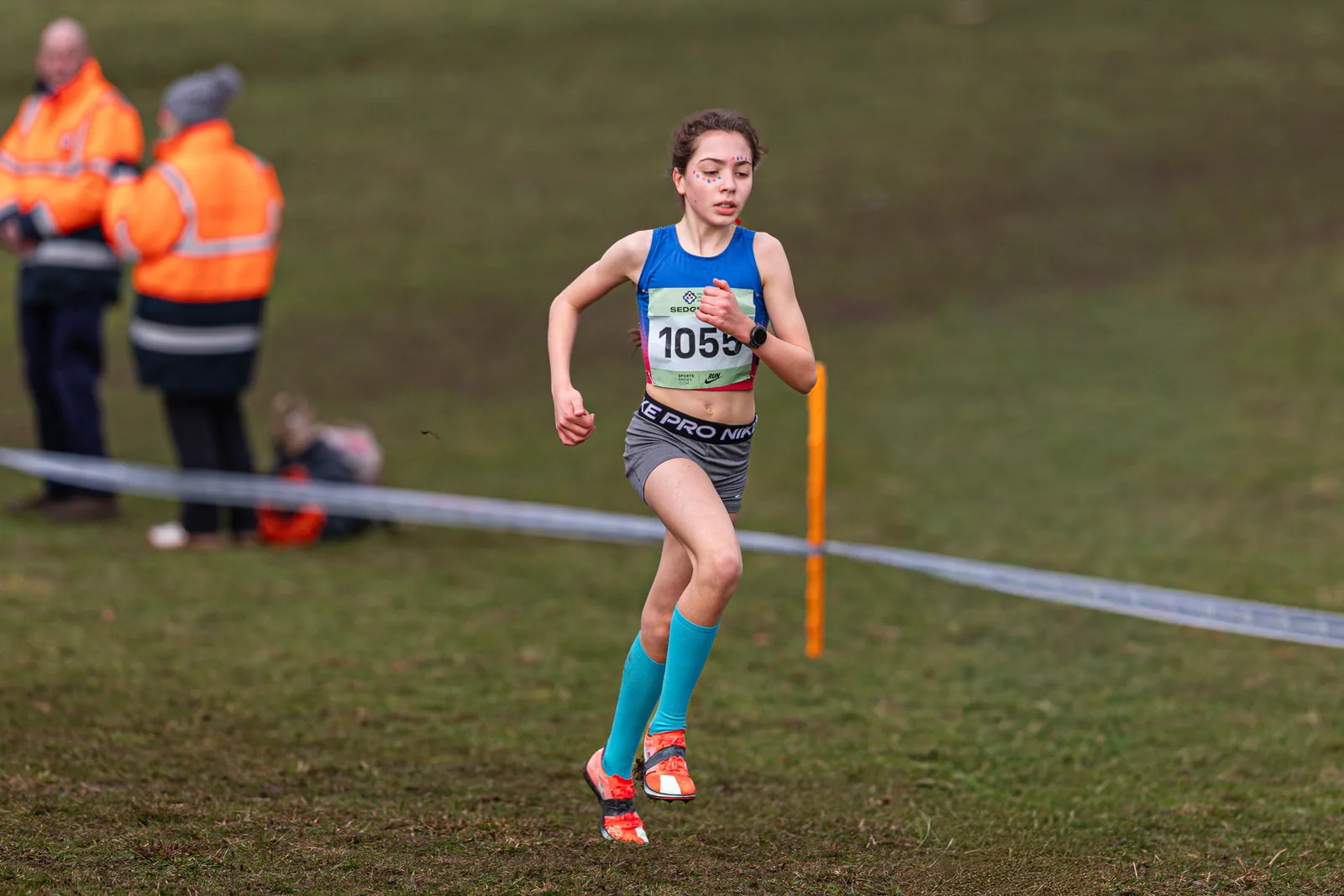 Brentwood Beagles athletes at the English Cross Country Association National Cross Country Championships, Sedgefield, 21 February 2026