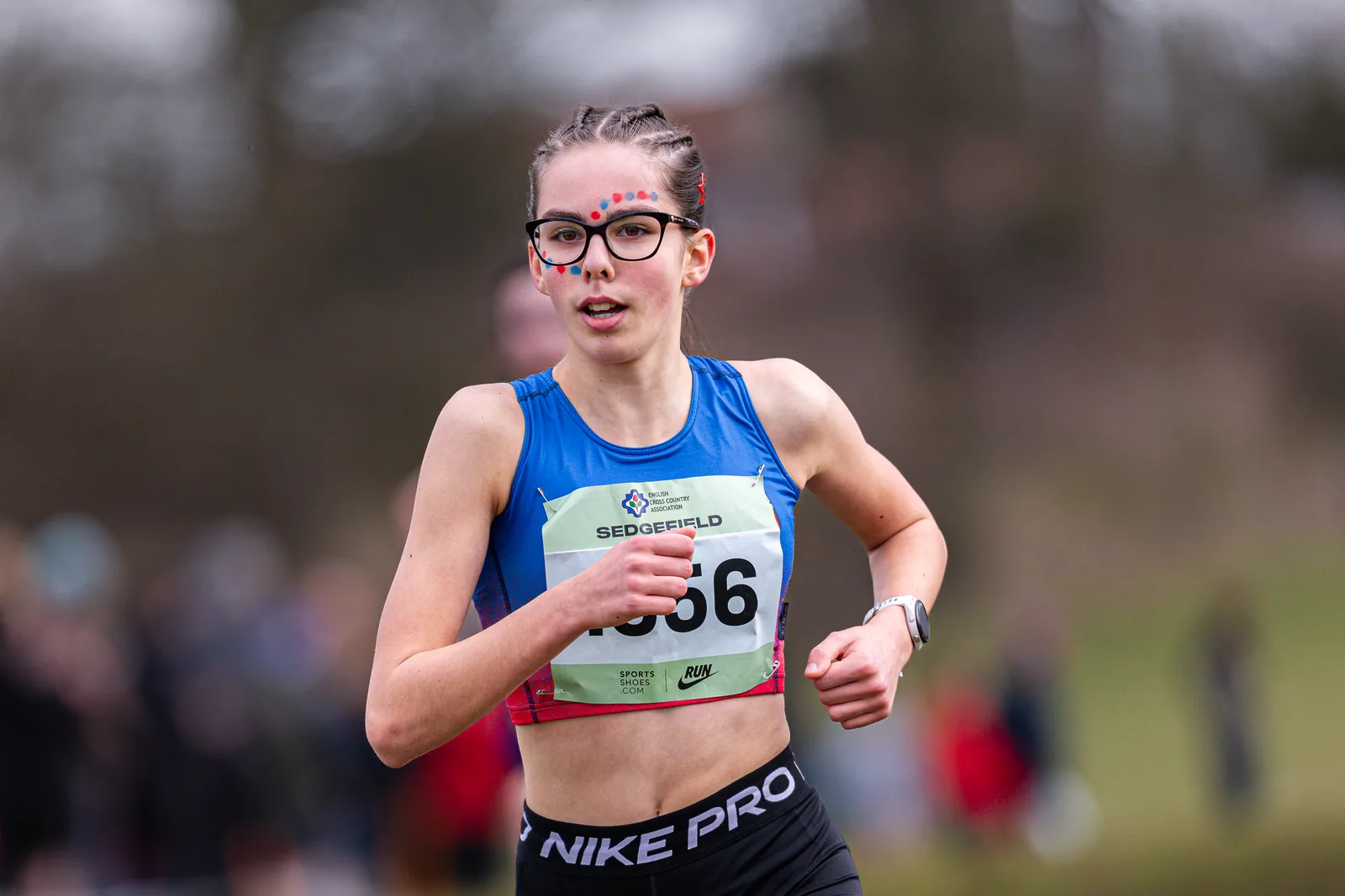 Brentwood Beagles athletes at the English Cross Country Association National Cross Country Championships, Sedgefield, 21 February 2026