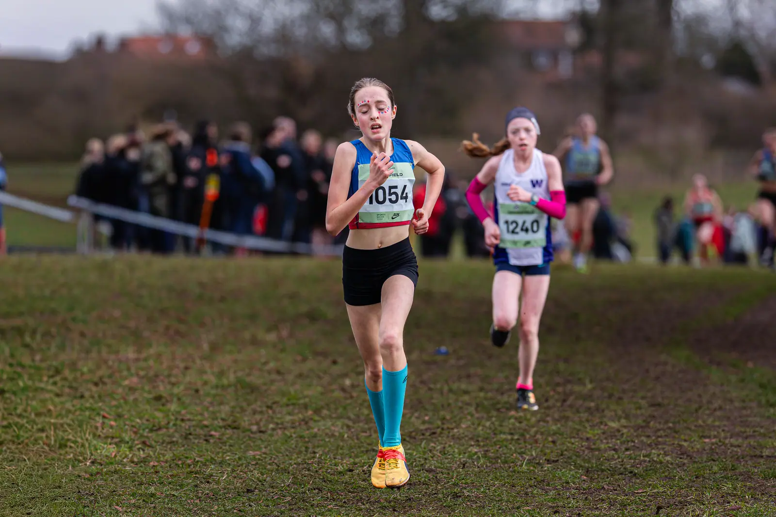 Brentwood Beagles athletes at the English Cross Country Association National Cross Country Championships, Sedgefield, 21 February 2026