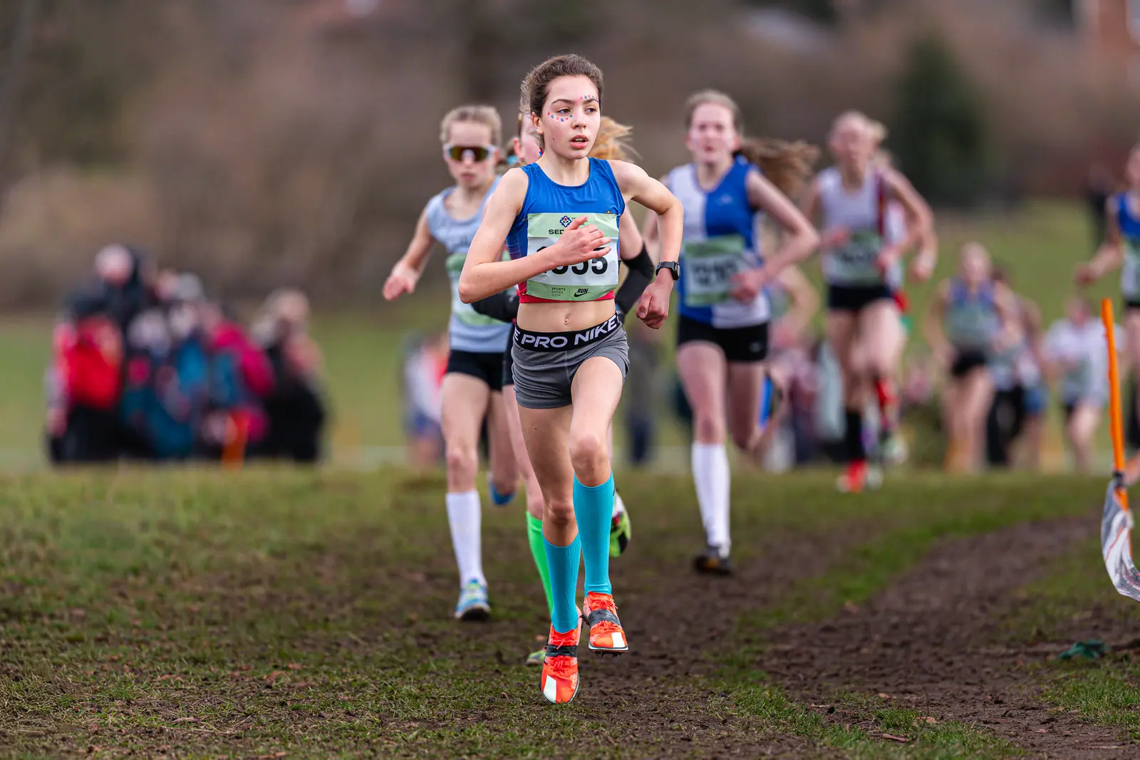 Brentwood Beagles athletes at the English Cross Country Association National Cross Country Championships, Sedgefield, 21 February 2026