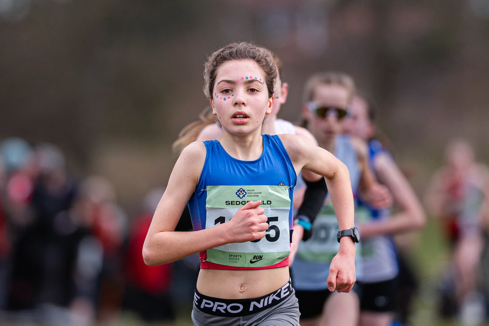 Brentwood Beagles athletes at the English Cross Country Association National Cross Country Championships, Sedgefield, 21 February 2026
