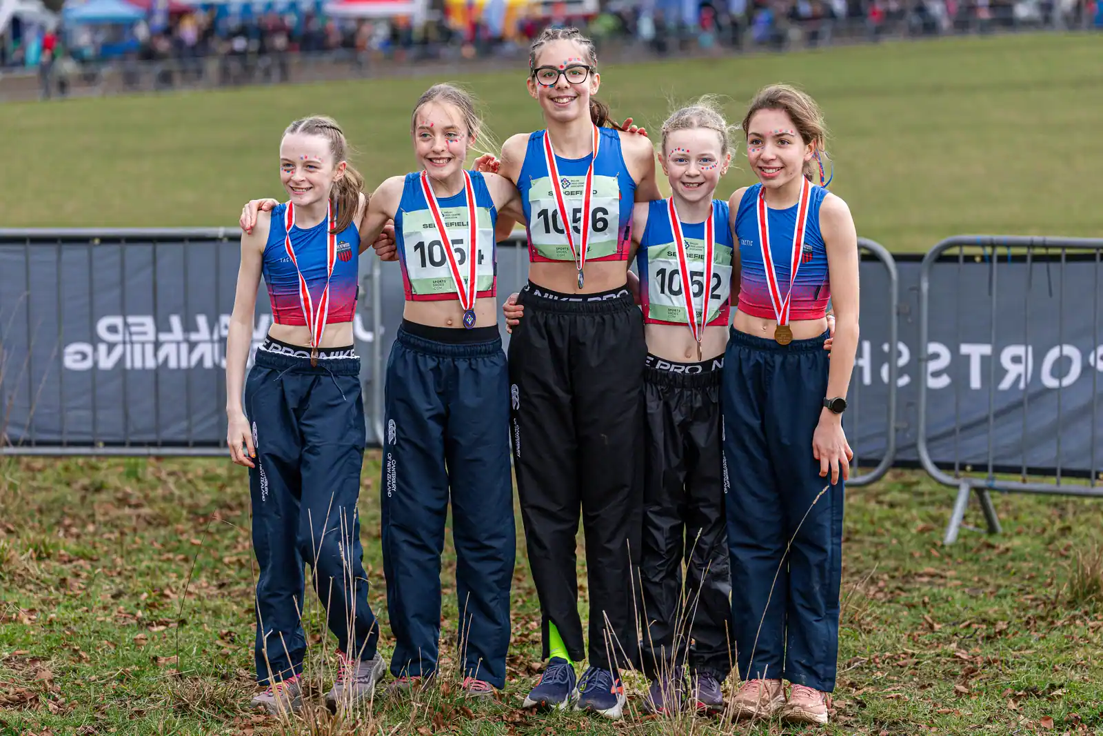 Brentwood Beagles athletes at the English Cross Country Association National Cross Country Championships, Sedgefield, 21 February 2026