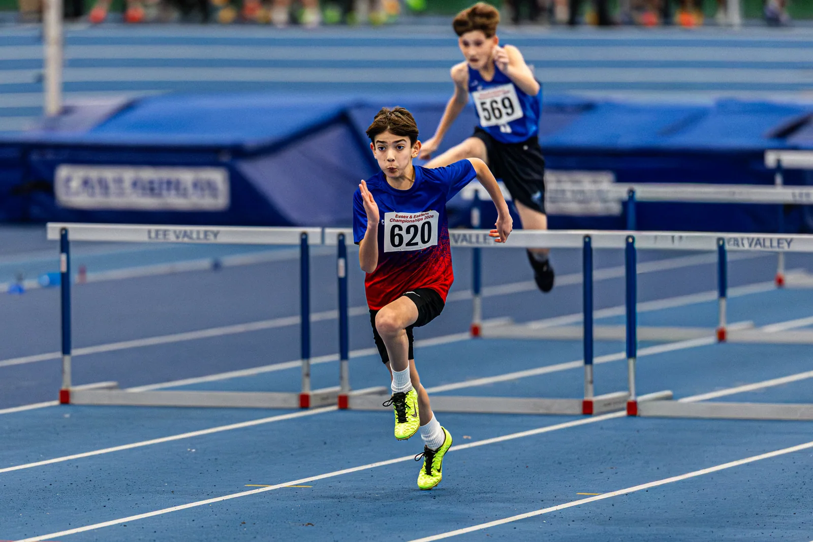 Brentwood Beagles athletes at the Essex and Eastern Indoor Championships - Day Two, 1 March 2026