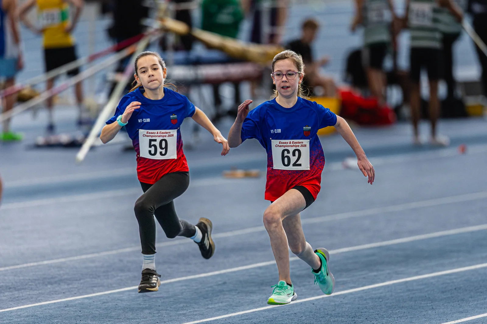 Brentwood Beagles athletes at the Essex and Eastern Indoor Championships - Day Two, 1 March 2026