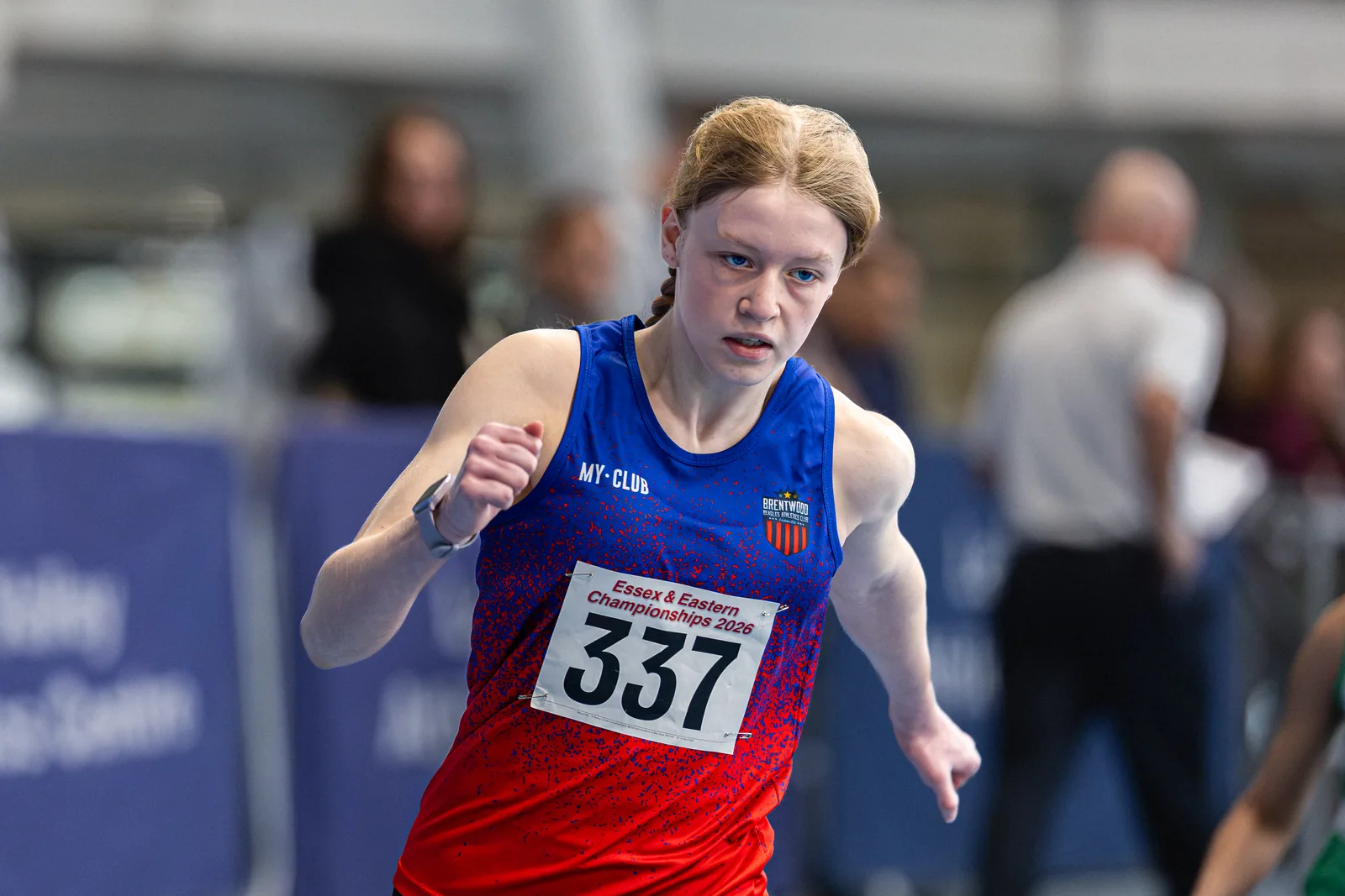 Brentwood Beagles athletes at the Essex and Eastern Indoor Championships - Day Two, 1 March 2026