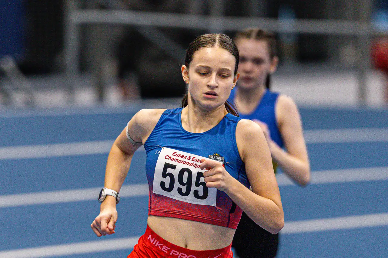 Brentwood Beagles athletes at the Essex and Eastern Indoor Championships - Day Two, 1 March 2026