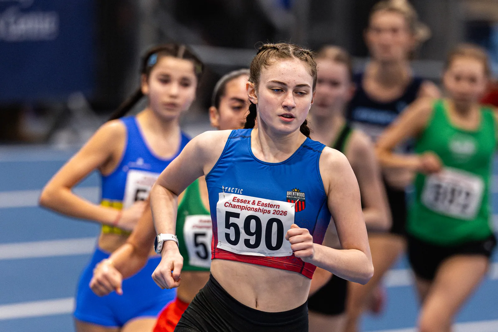 Brentwood Beagles athletes at the Essex and Eastern Indoor Championships - Day Two, 1 March 2026