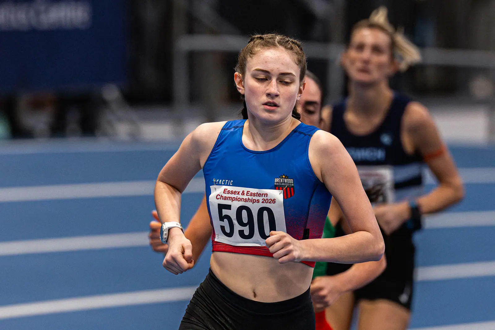 Brentwood Beagles athletes at the Essex and Eastern Indoor Championships - Day Two, 1 March 2026