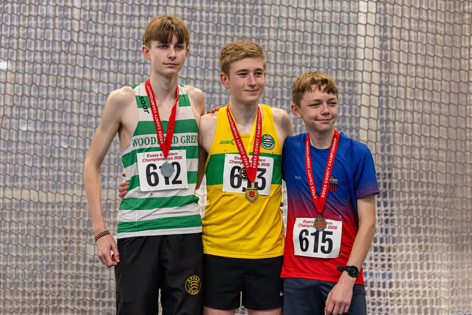 Brentwood Beagles athletes at the Essex and Eastern Indoor Championships - Day Two, 1 March 2026