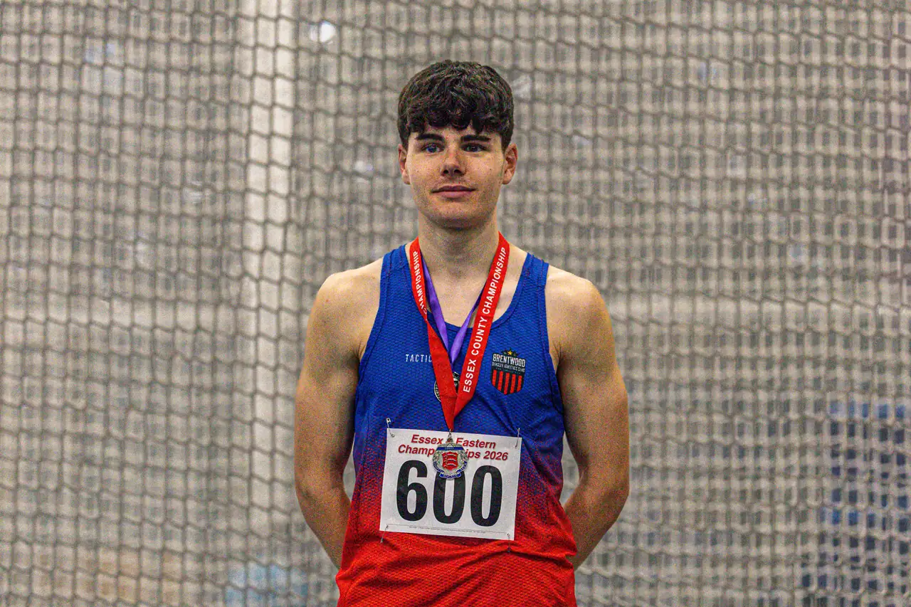 Brentwood Beagles athletes at the Essex and Eastern Indoor Championships - Day Two, 1 March 2026