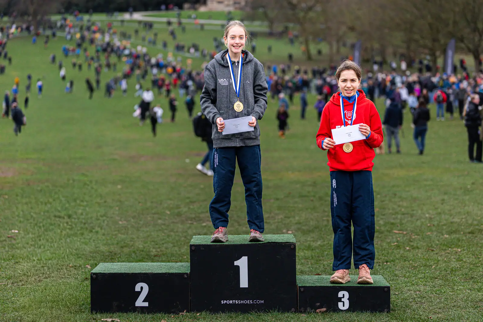Brentwood Beagles athletes at the National Inter-Counties Championships and Cross Challenge Final, Wollaton Hall, Nottingham, 7 March 2026