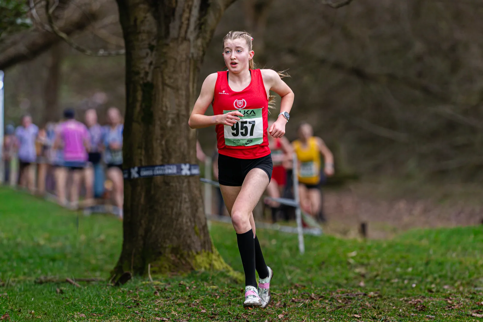 Brentwood Beagles athletes at the National Inter-Counties Championships and Cross Challenge Final, Wollaton Hall, Nottingham, 7 March 2026