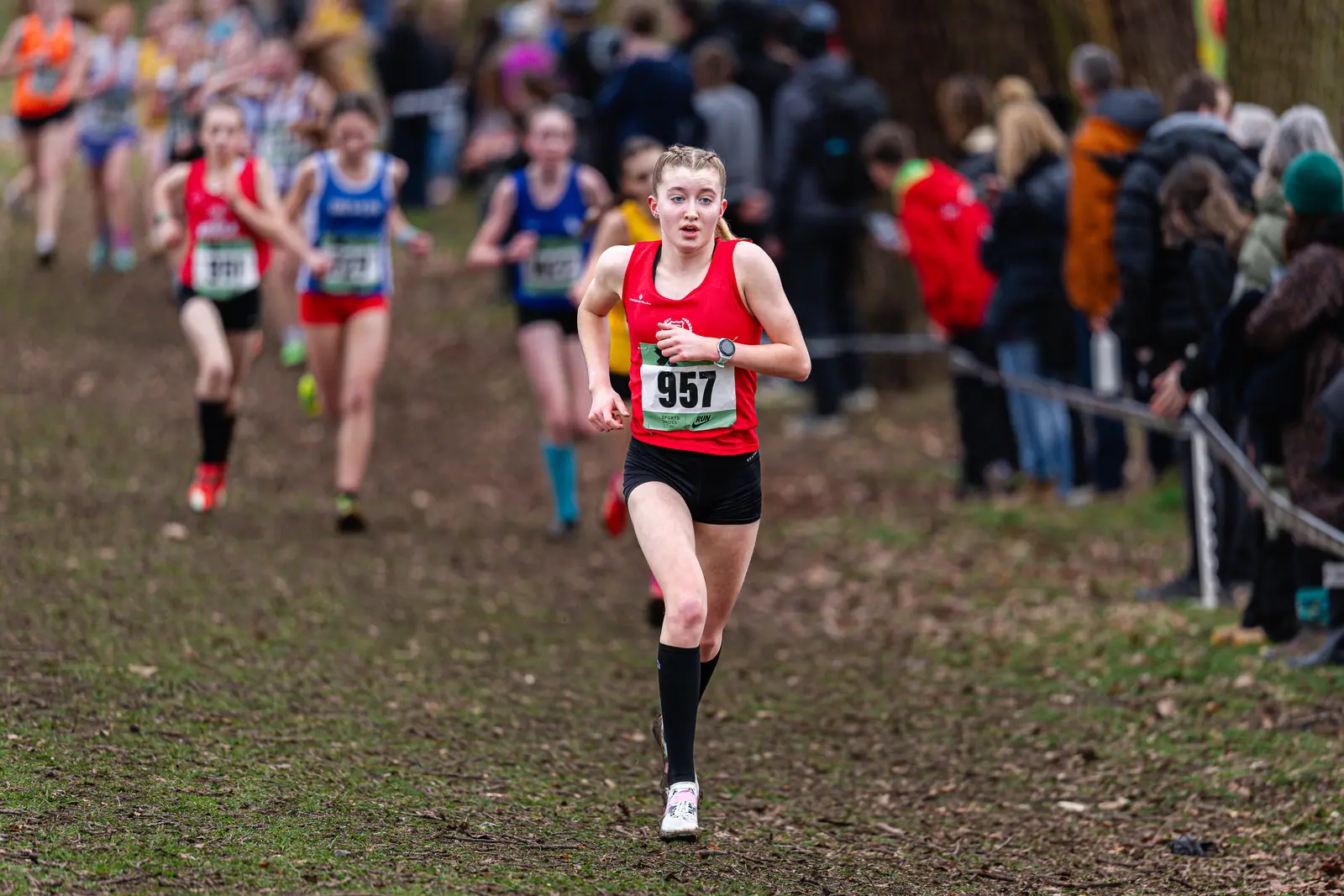 Brentwood Beagles athletes at the National Inter-Counties Championships and Cross Challenge Final, Wollaton Hall, Nottingham, 7 March 2026
