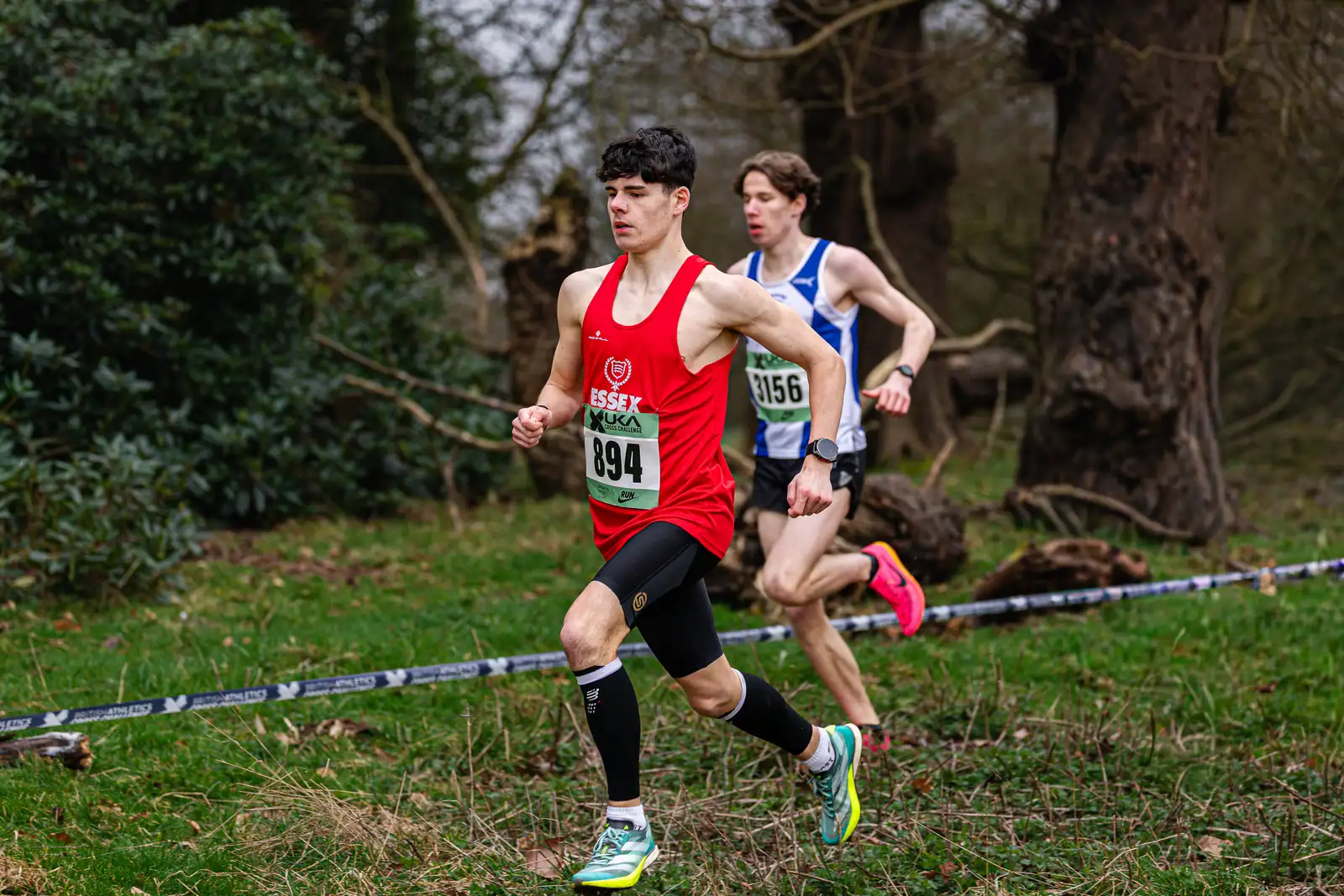 Brentwood Beagles athletes at the National Inter-Counties Championships and Cross Challenge Final, Wollaton Hall, Nottingham, 7 March 2026