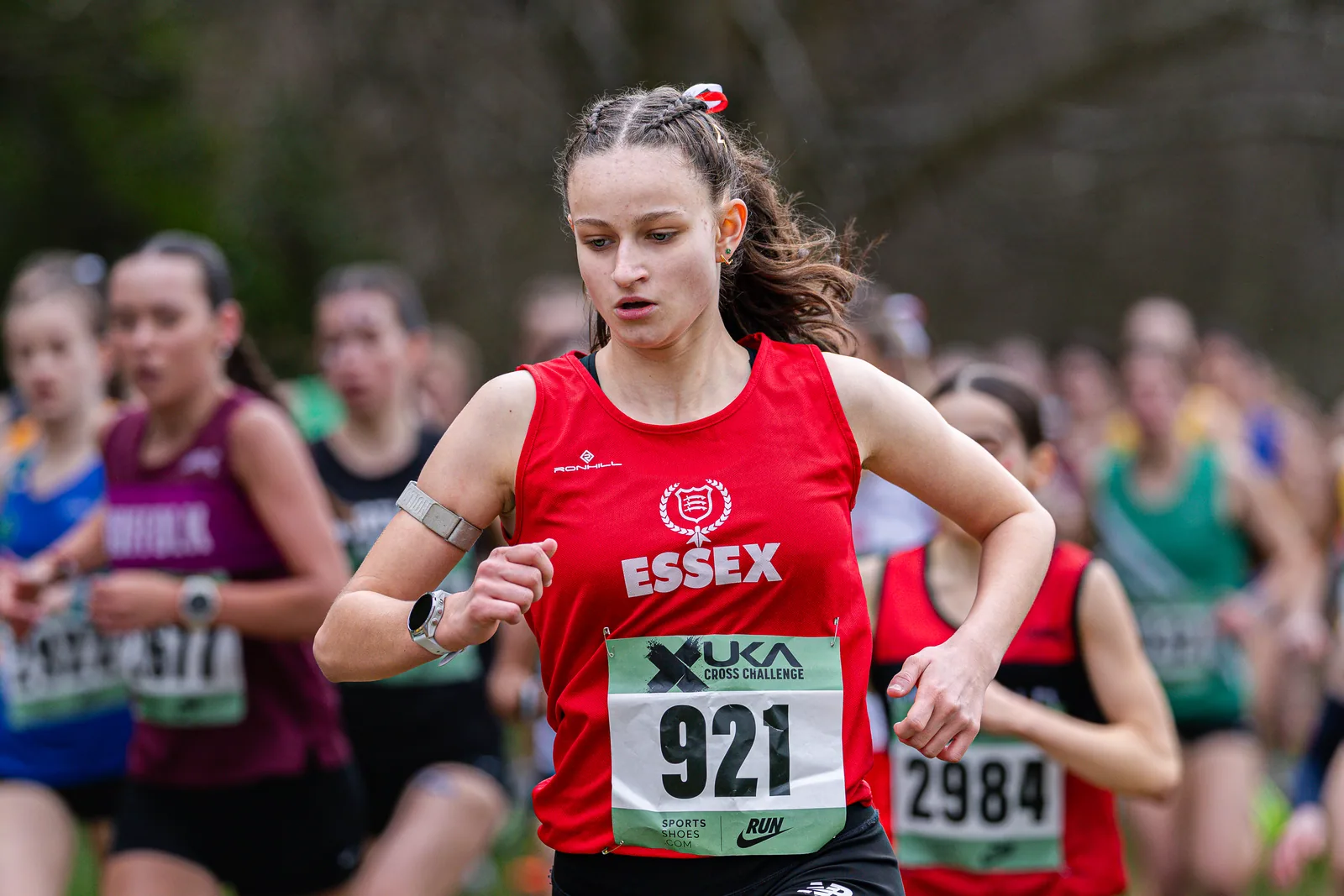 Brentwood Beagles athletes at the National Inter-Counties Championships and Cross Challenge Final, Wollaton Hall, Nottingham, 7 March 2026