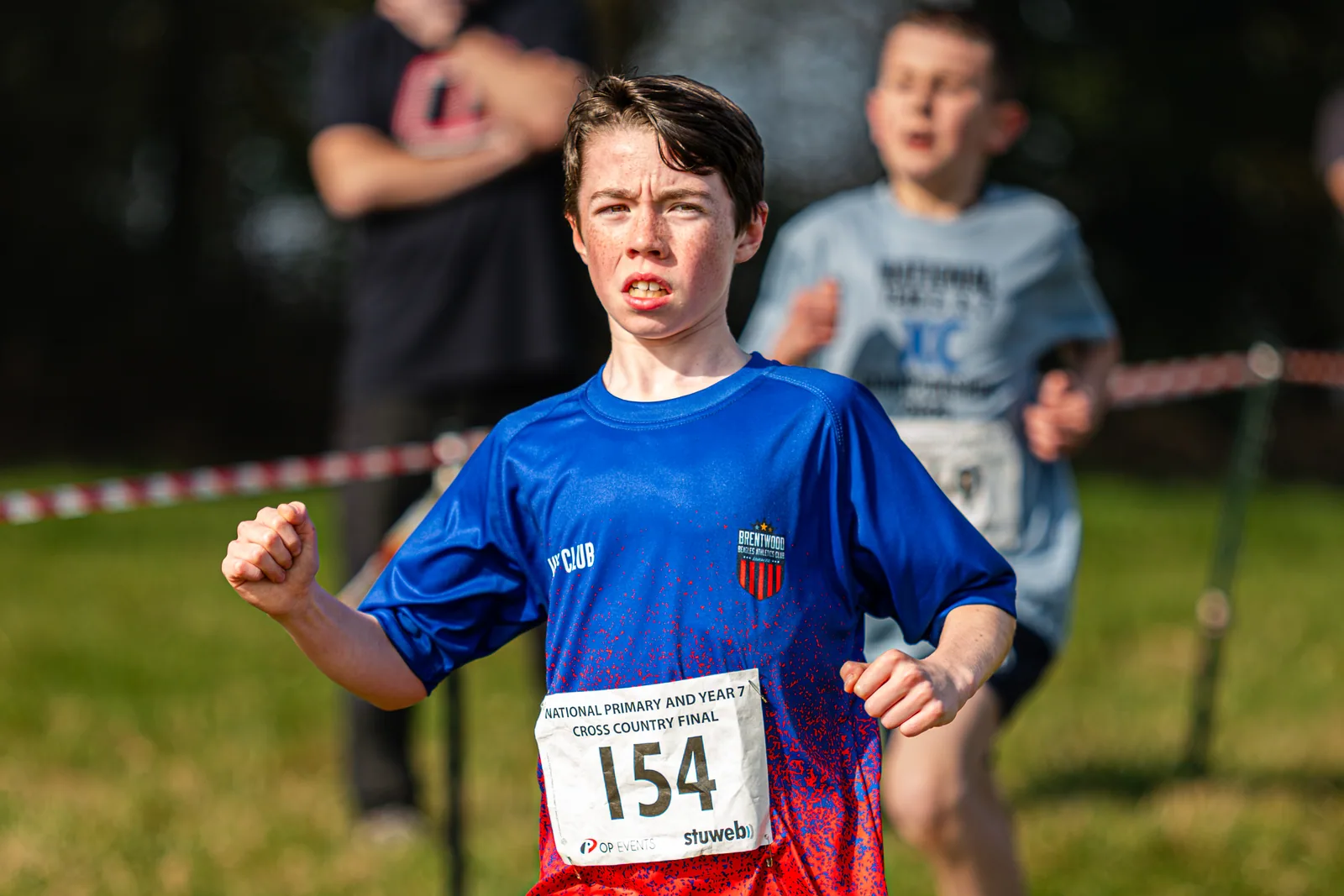 Brentwood Beagles athletes at the Primary and Year 7 Schools National Cross Country, Stoneleigh, Leicestershire, 21 March 2026