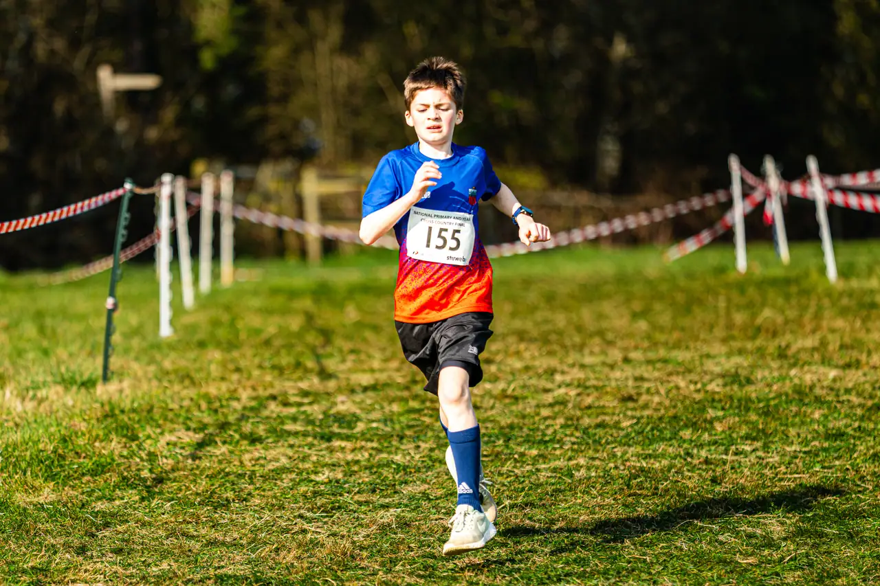 Brentwood Beagles athletes at the Primary and Year 7 Schools National Cross Country, Stoneleigh, Leicestershire, 21 March 2026