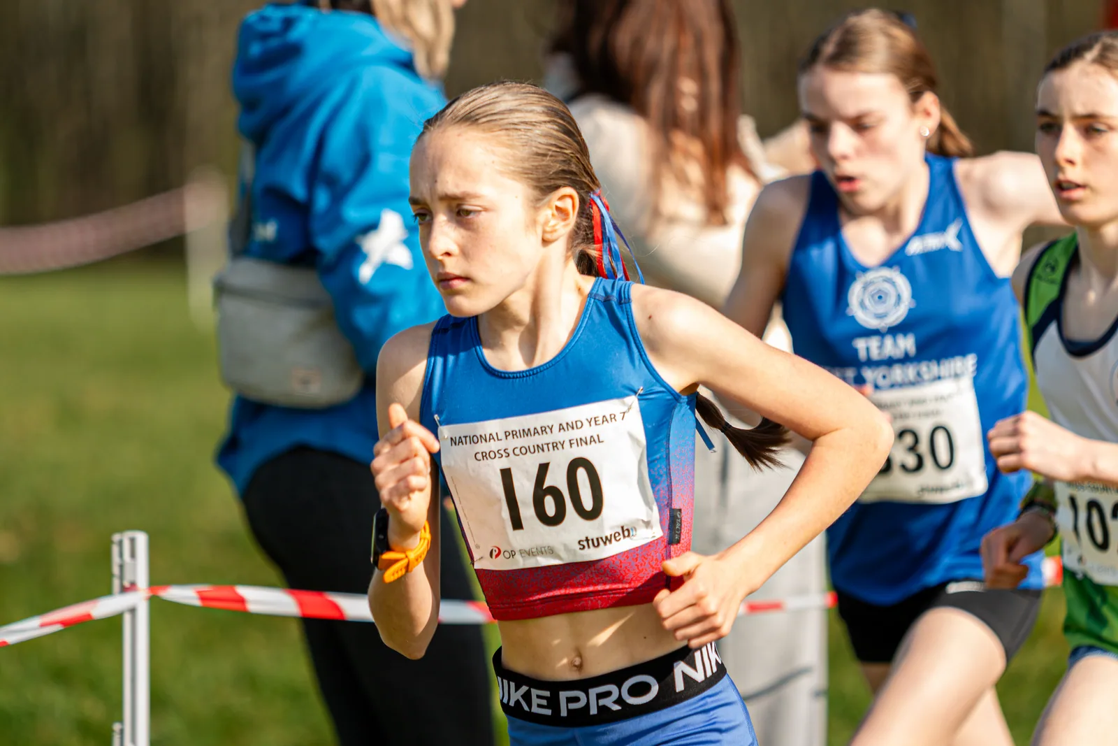 Brentwood Beagles athletes at the Primary and Year 7 Schools National Cross Country, Stoneleigh, Leicestershire, 21 March 2026