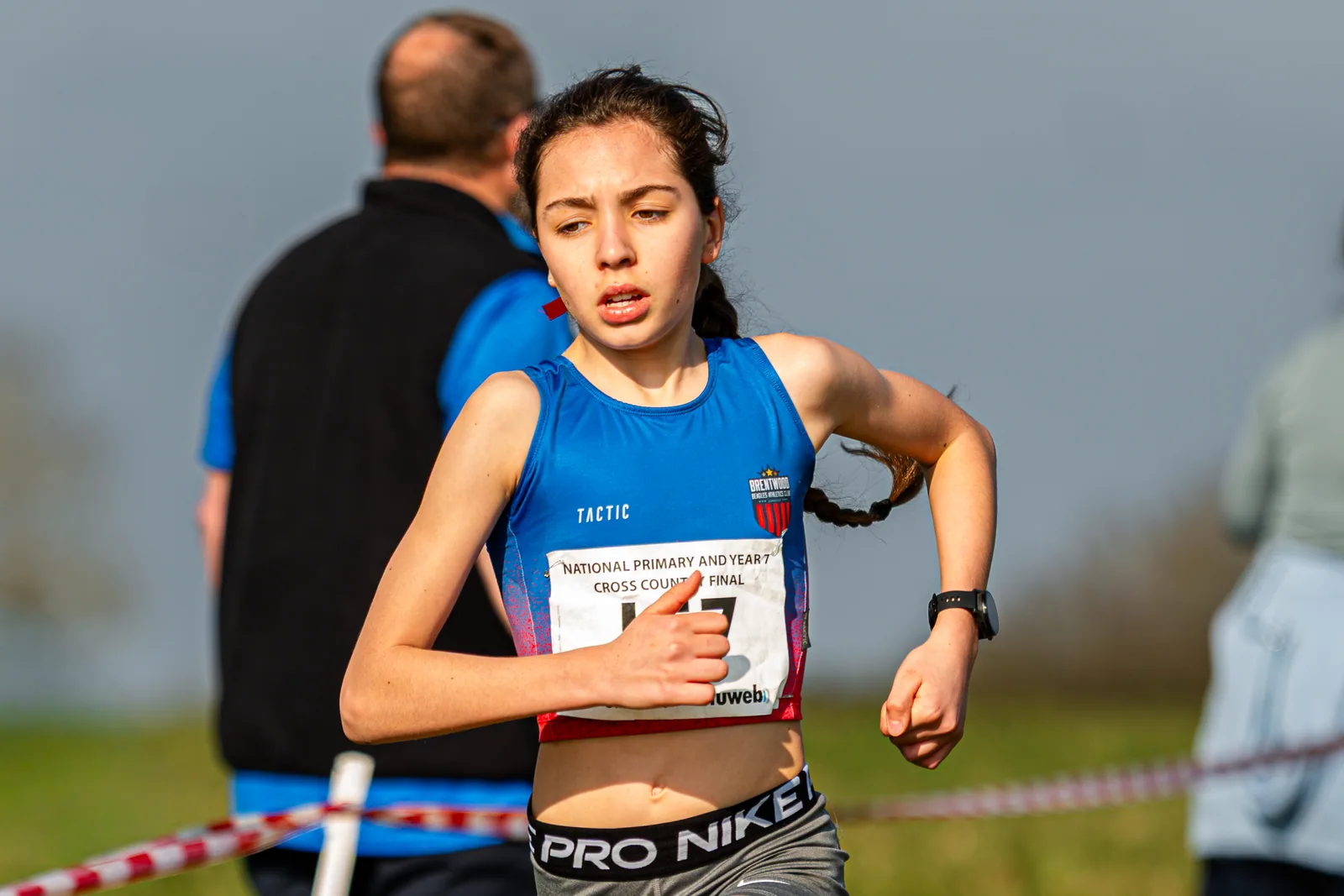 Brentwood Beagles athletes at the Primary and Year 7 Schools National Cross Country, Stoneleigh, Leicestershire, 21 March 2026