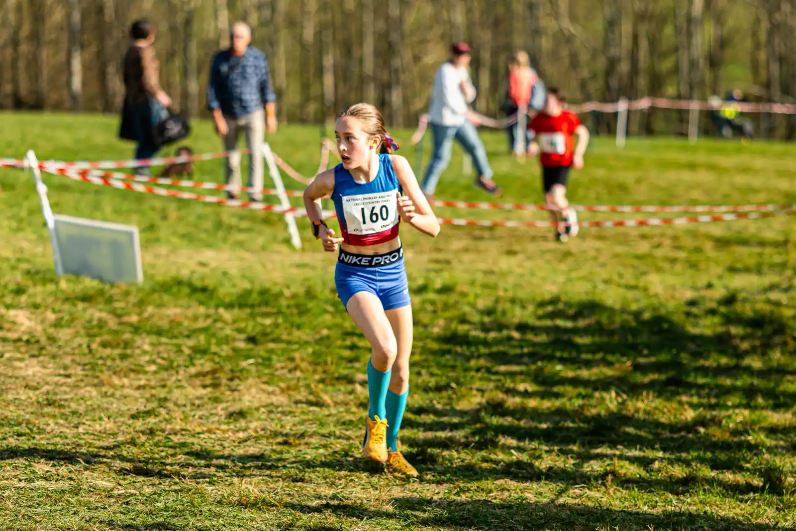 Brentwood Beagles athletes at the Primary and Year 7 Schools National Cross Country, Stoneleigh, Leicestershire, 21 March 2026