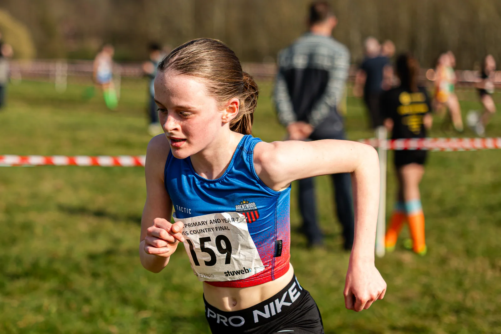 Brentwood Beagles athletes at the Primary and Year 7 Schools National Cross Country, Stoneleigh, Leicestershire, 21 March 2026