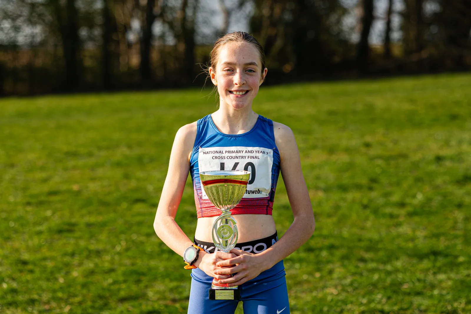 Brentwood Beagles athletes at the Primary and Year 7 Schools National Cross Country, Stoneleigh, Leicestershire, 21 March 2026