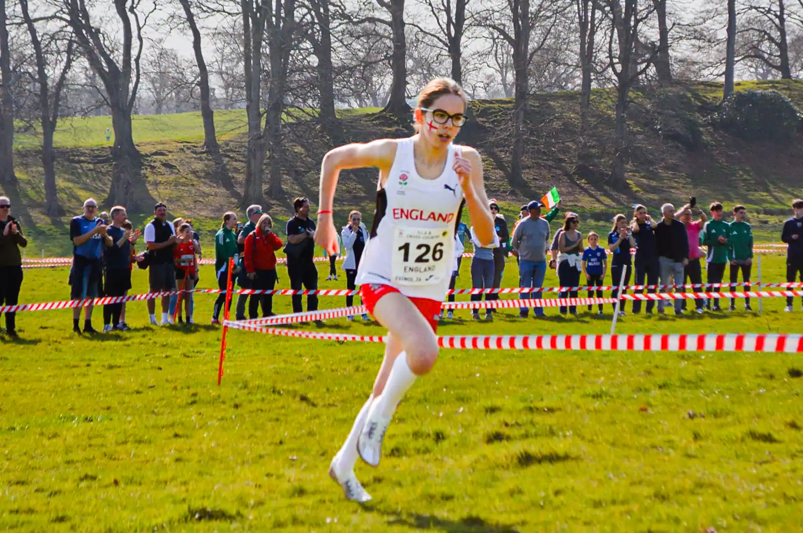 Brentwood Beagles athletes at the SIAB Schools International Cross Country, Bangor, 21 March 2026