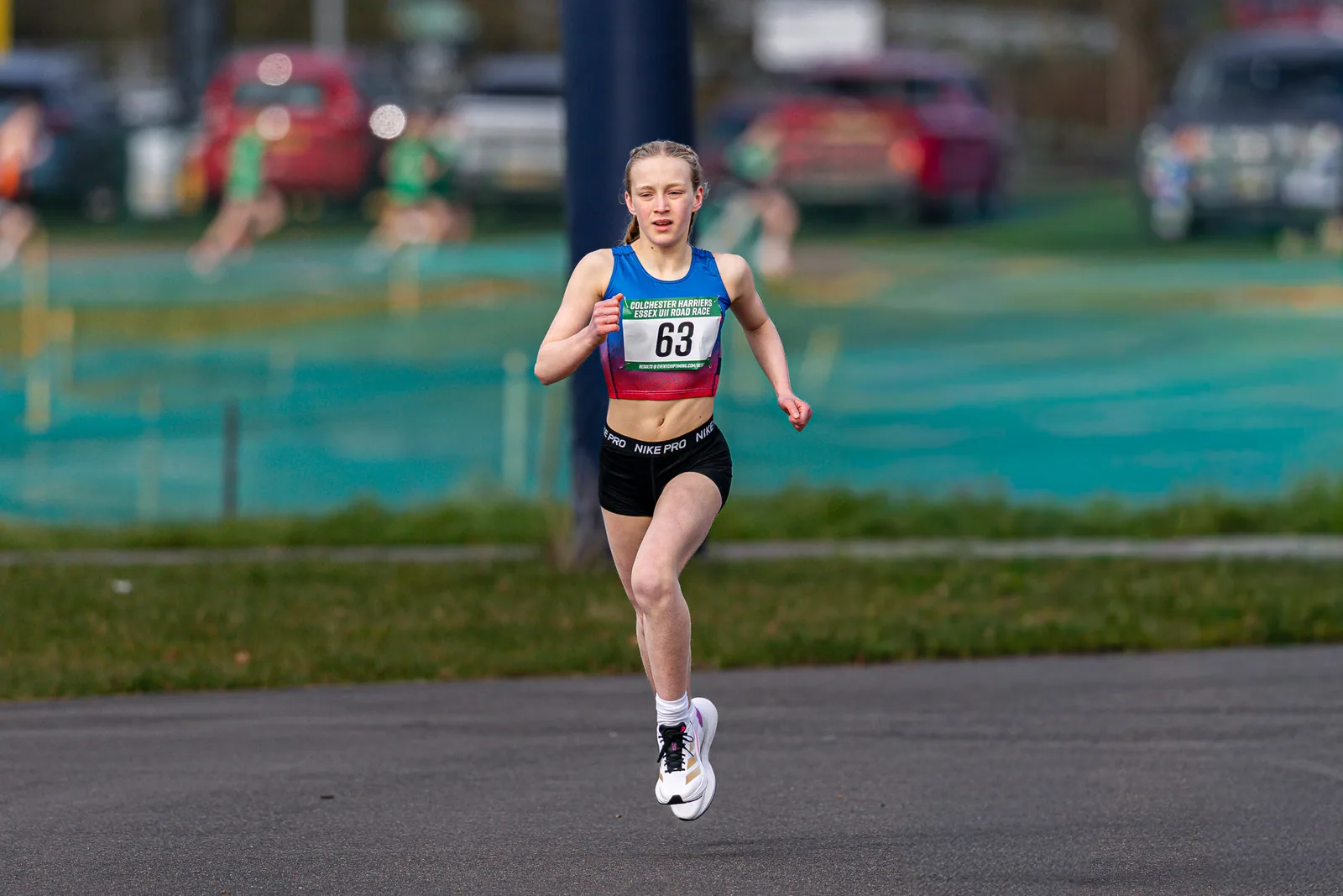 Brentwood Beagles athletes at the Essex Road Relay Championships, Colchester, 22 March 2026