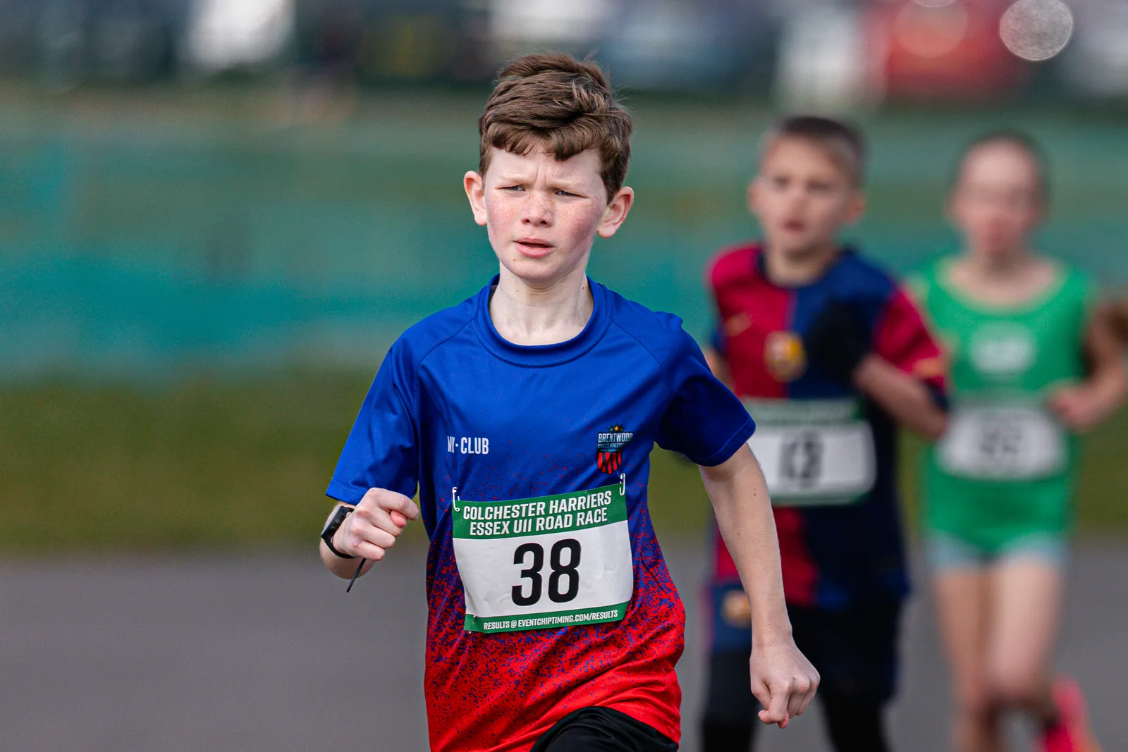 Brentwood Beagles athletes at the Essex Road Relay Championships, Colchester, 22 March 2026