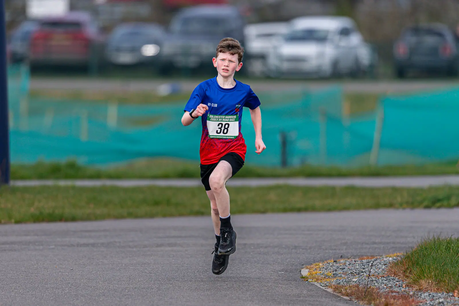 Brentwood Beagles athletes at the Essex Road Relay Championships, Colchester, 22 March 2026