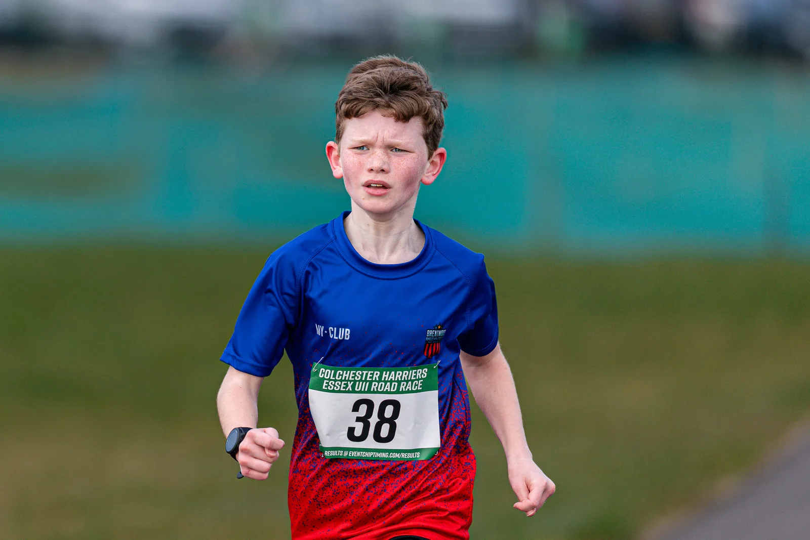 Brentwood Beagles athletes at the Essex Road Relay Championships, Colchester, 22 March 2026
