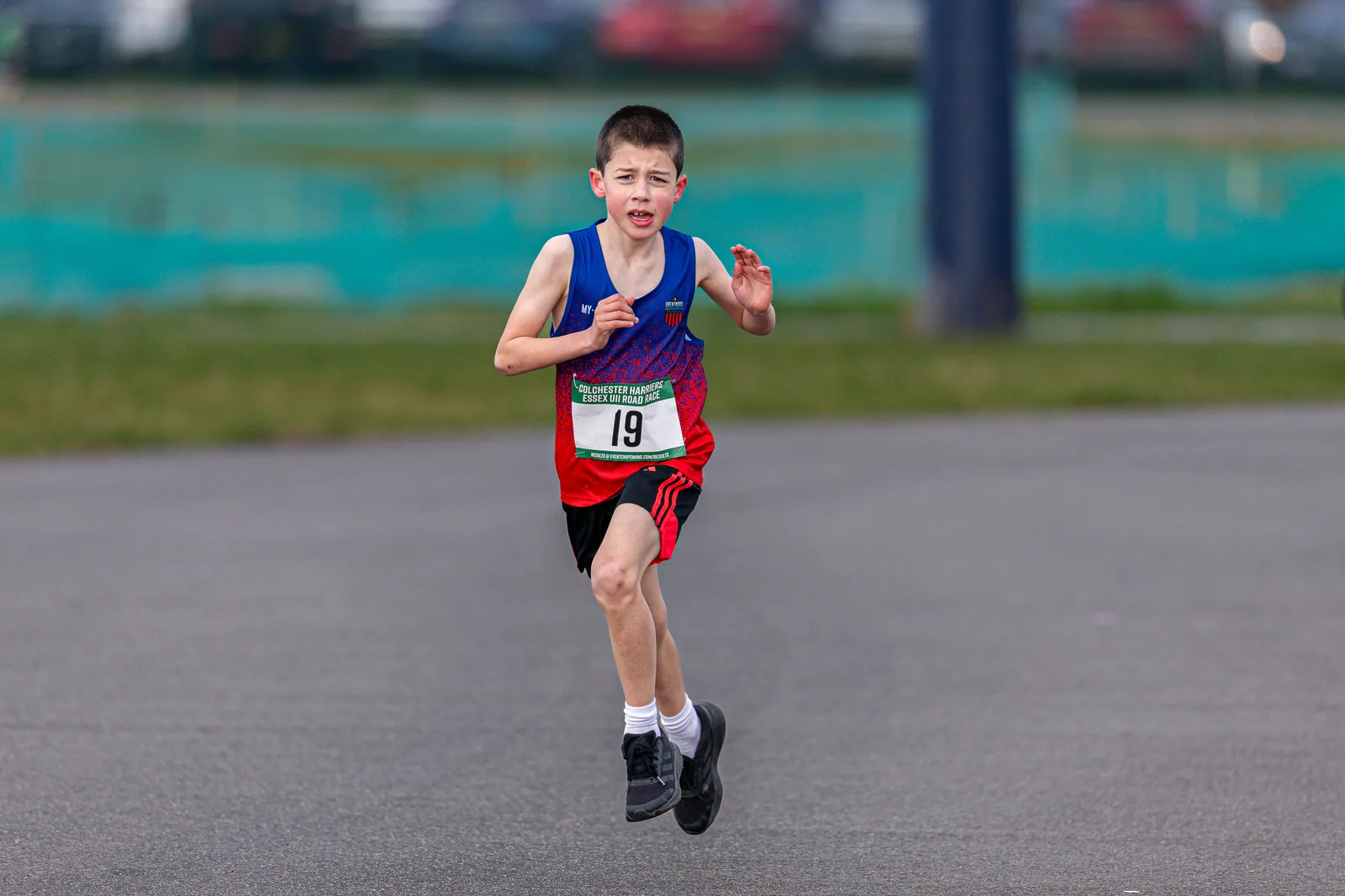 Brentwood Beagles athletes at the Essex Road Relay Championships, Colchester, 22 March 2026