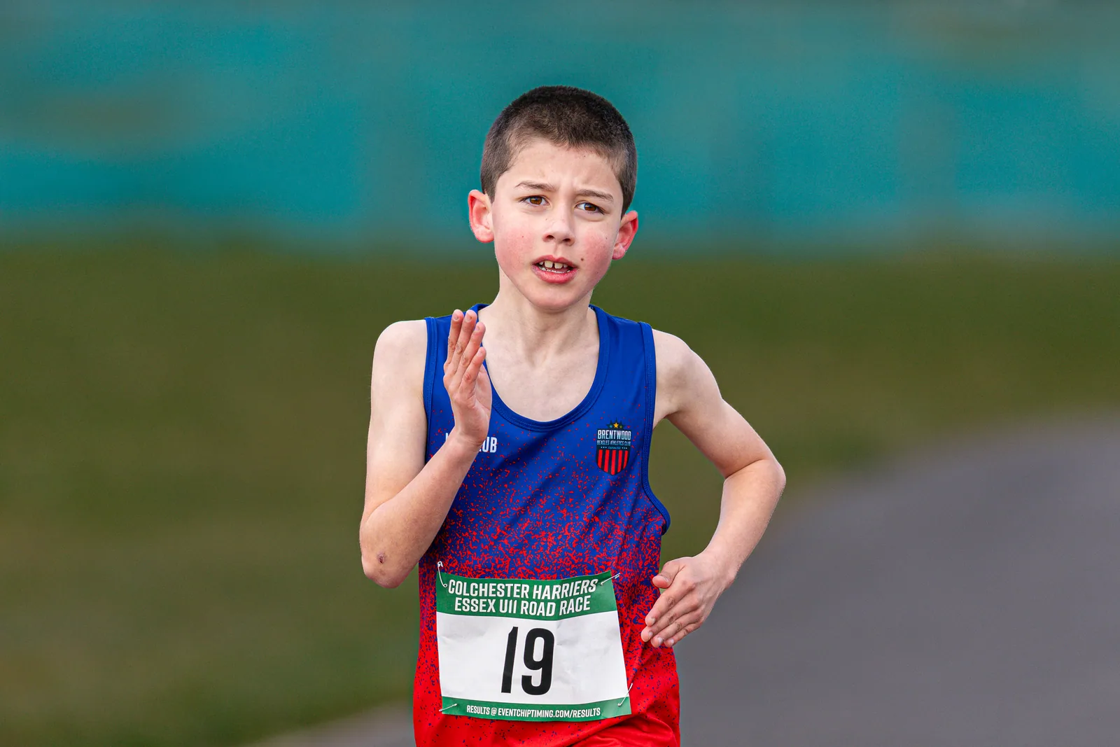 Brentwood Beagles athletes at the Essex Road Relay Championships, Colchester, 22 March 2026