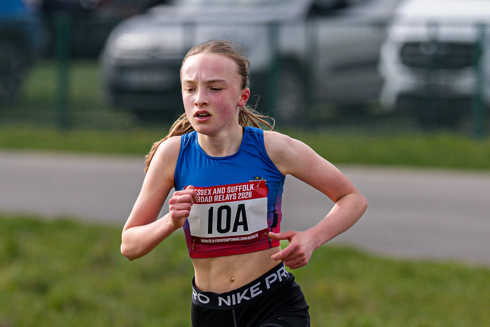 Brentwood Beagles athletes at the Essex Road Relay Championships, Colchester, 22 March 2026