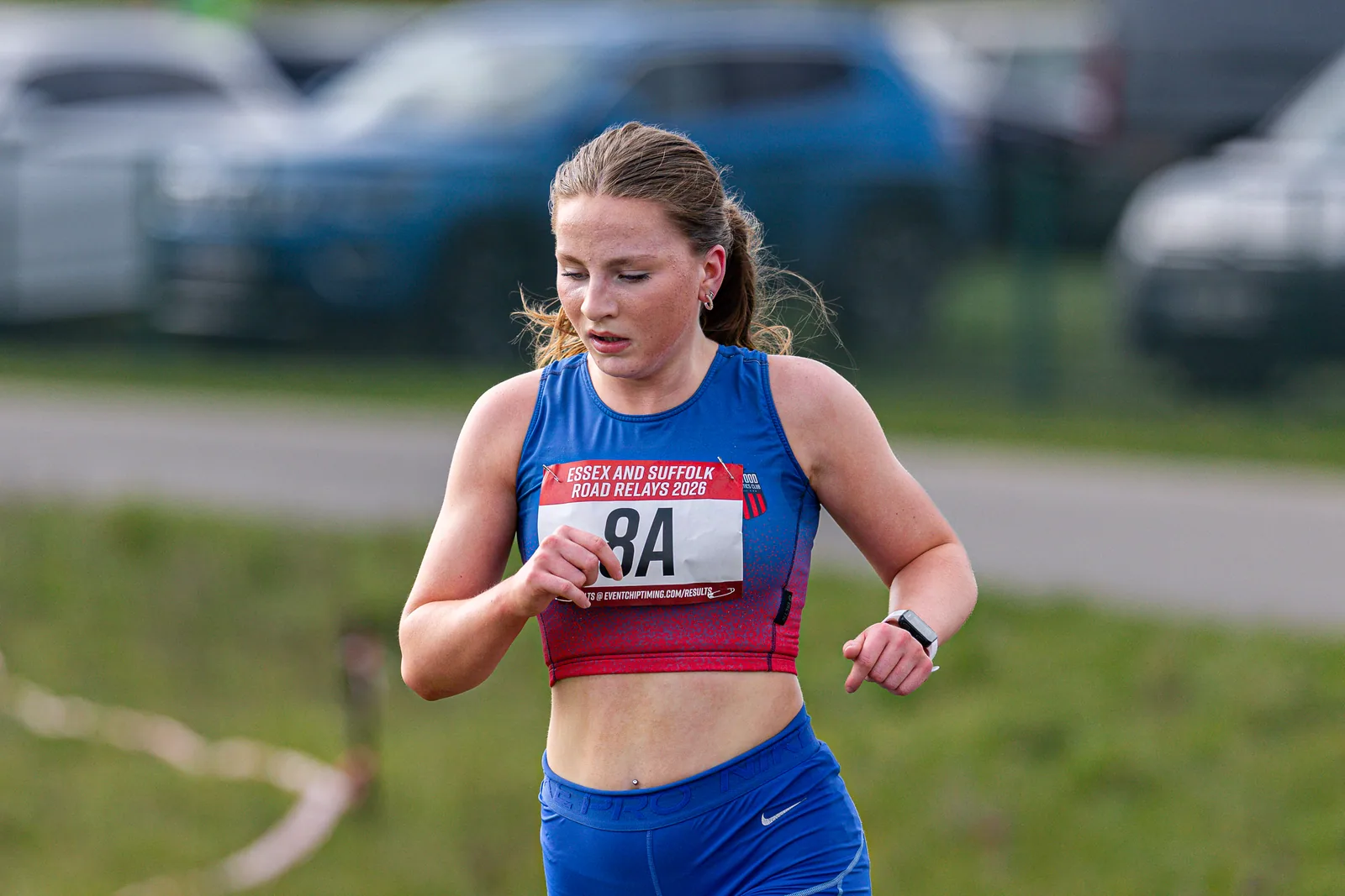 Brentwood Beagles athletes at the Essex Road Relay Championships, Colchester, 22 March 2026