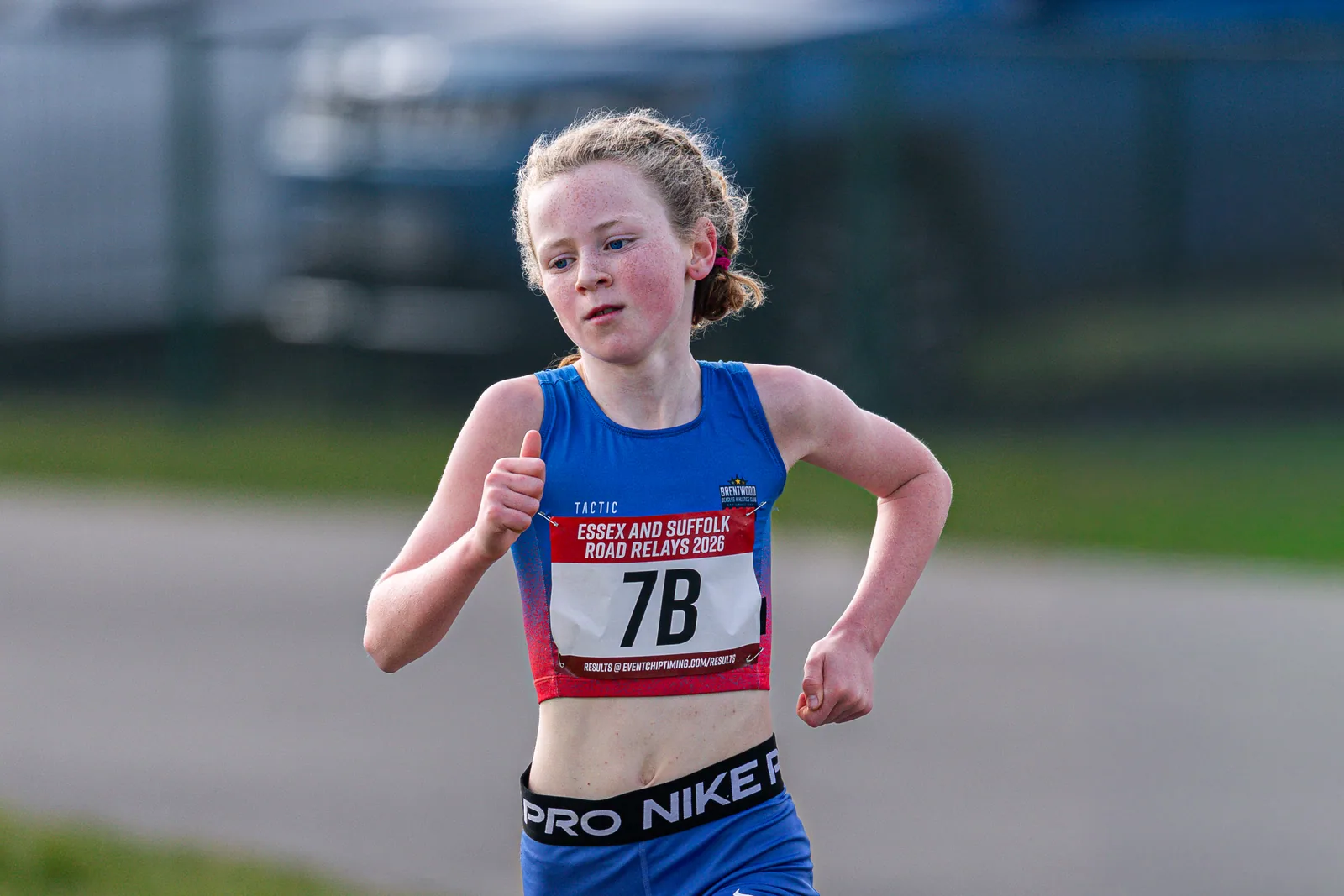 Brentwood Beagles athletes at the Essex Road Relay Championships, Colchester, 22 March 2026