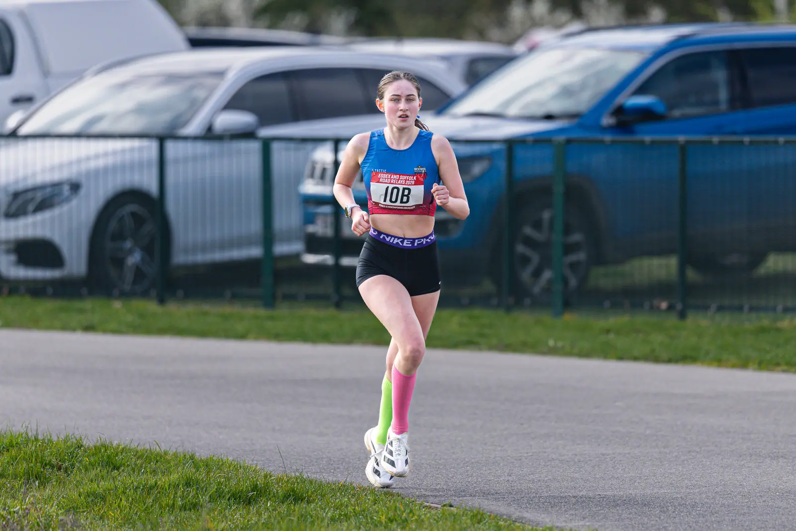 Brentwood Beagles athletes at the Essex Road Relay Championships, Colchester, 22 March 2026