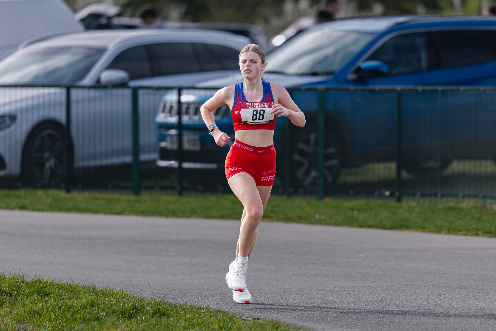 Brentwood Beagles athletes at the Essex Road Relay Championships, Colchester, 22 March 2026